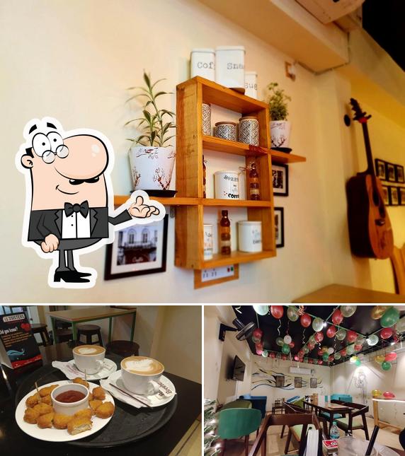 The interior of Brewberry Cafe