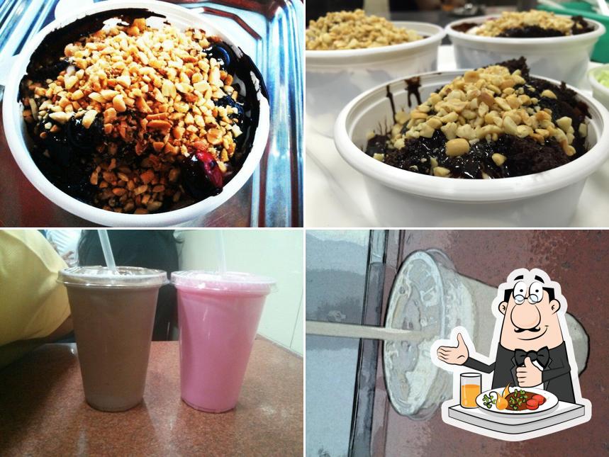 Among various things one can find food and drink at Corner house