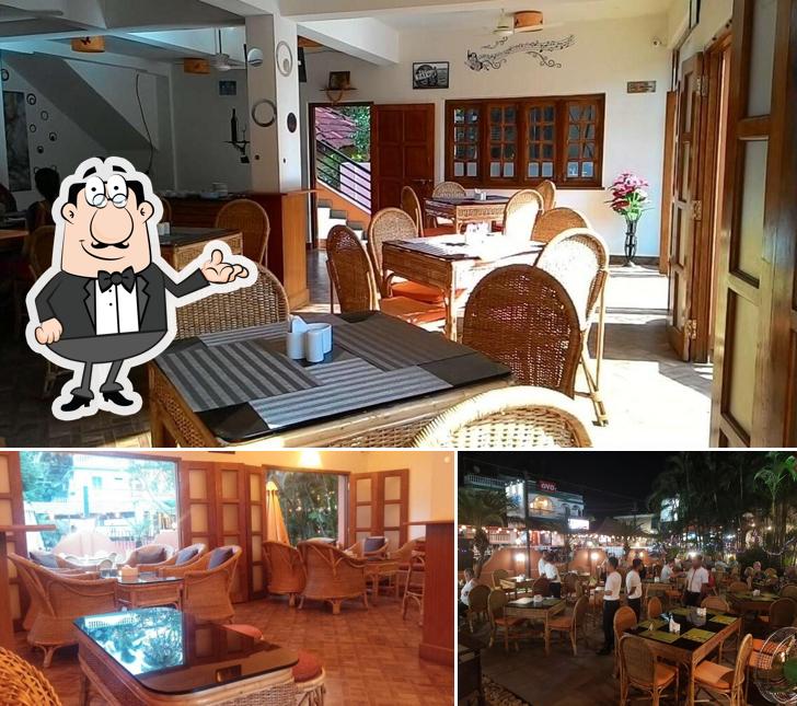 The interior of Ruffles Restaurant