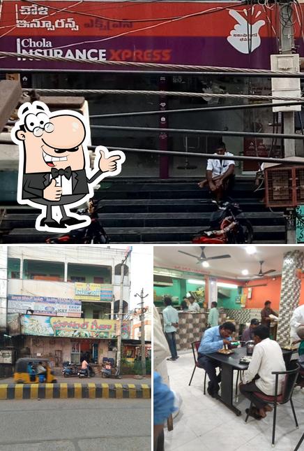 See this picture of Geetha Cafe