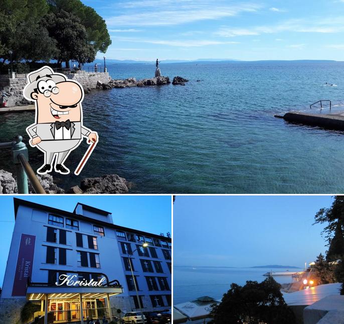 Goditi la vista dagli esterni di Hotel Kristal (4)