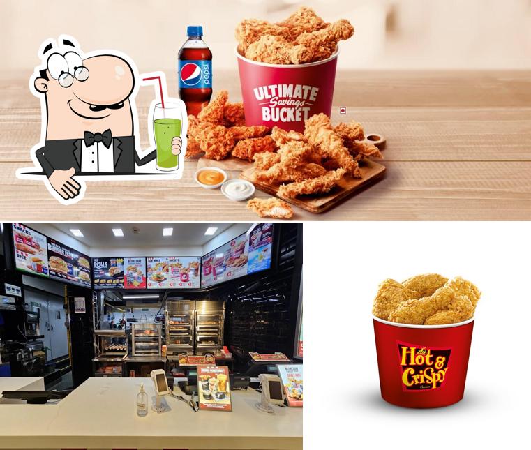 Enjoy a drink at KFC