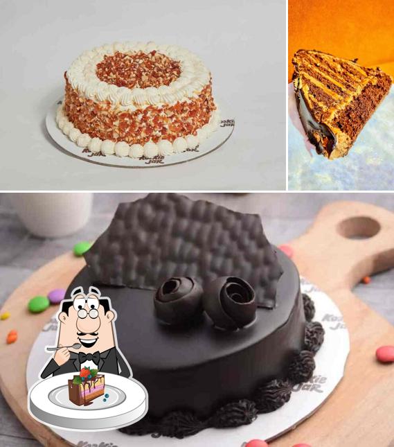 Chocolate cake at Kookie Jar