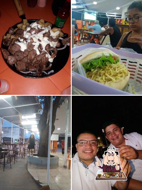 Experimente pratos de carne no Guiga Lanches