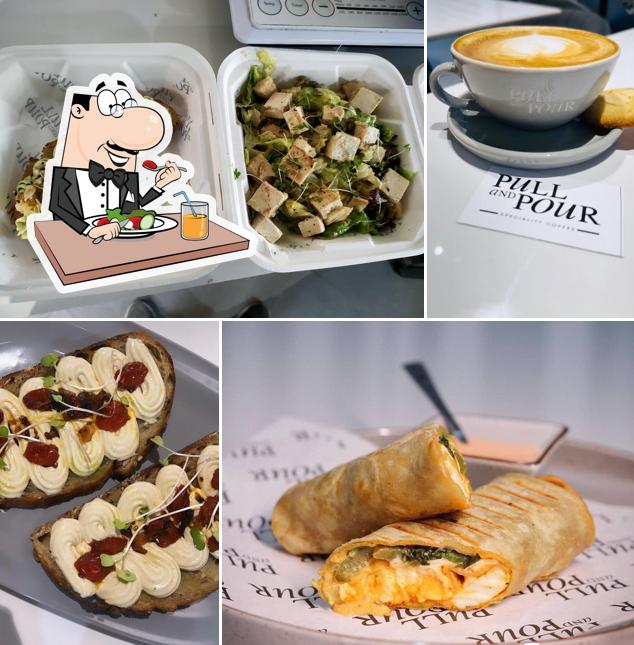 Food at Pull and Pour Speciality Coffee