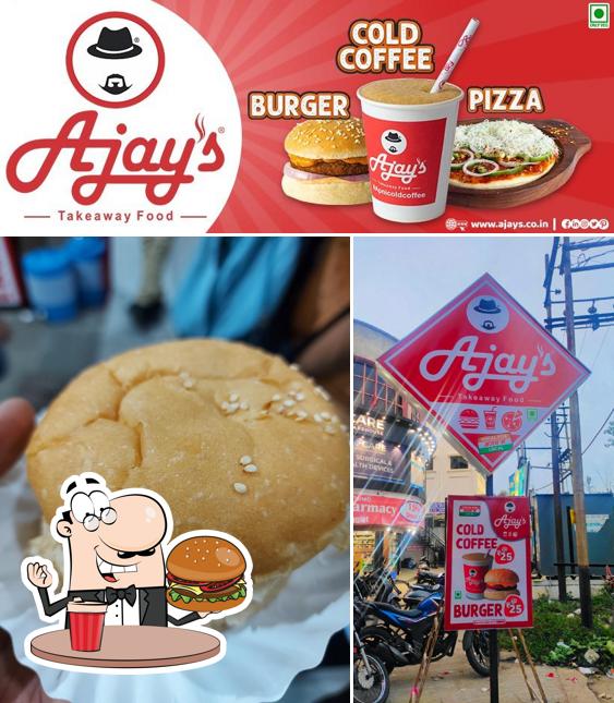 Get a burger at Ajay's - Baroda Dairy Circle, Baroda