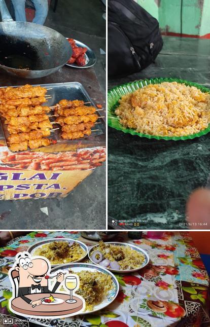 Food at Amin Biryani Centre
