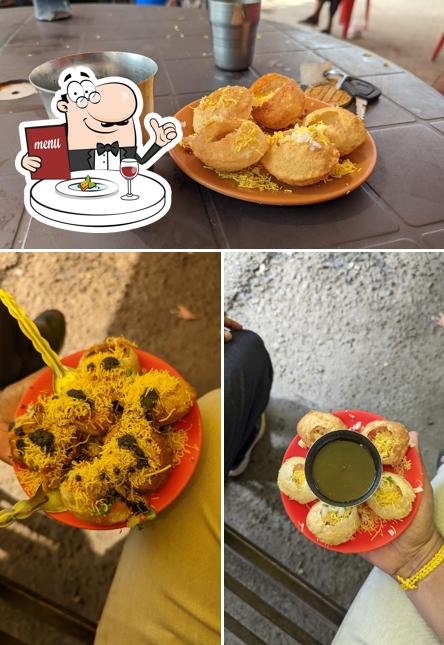 Food at Bhushan Panipuri