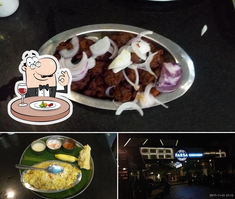 This is the image depicting food and exterior at Farsa Pure Veg Manjeri
