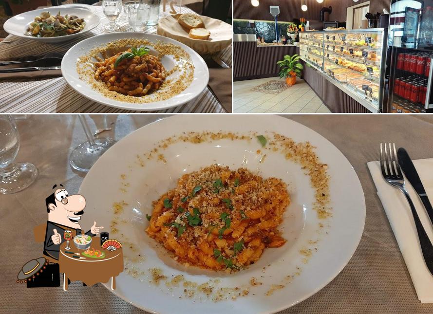 Cibo al Ristorante Gallo D'Oro