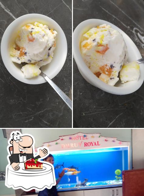 Hotel Dhruv Royal offers a variety of sweet dishes