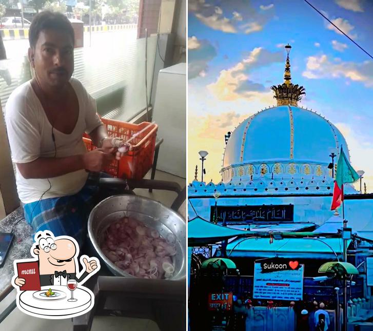 Food at Khwaja Garib Nawaz Restaurant