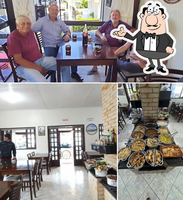 Veja imagens do interior do Maninho restaurante