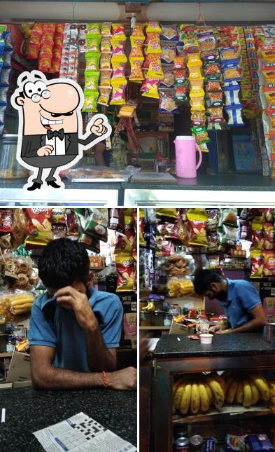 Take a look at the picture showing interior and exterior at Mohananna Bakery