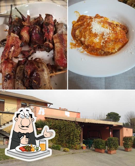 Guarda la immagine che presenta la cibo e esterno di Trattoria Da Marco Di Cucchi Luigi e C. SNC