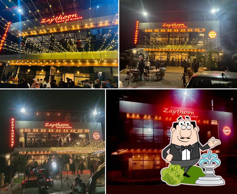The exterior of Zaythoon Arabian Restaurant