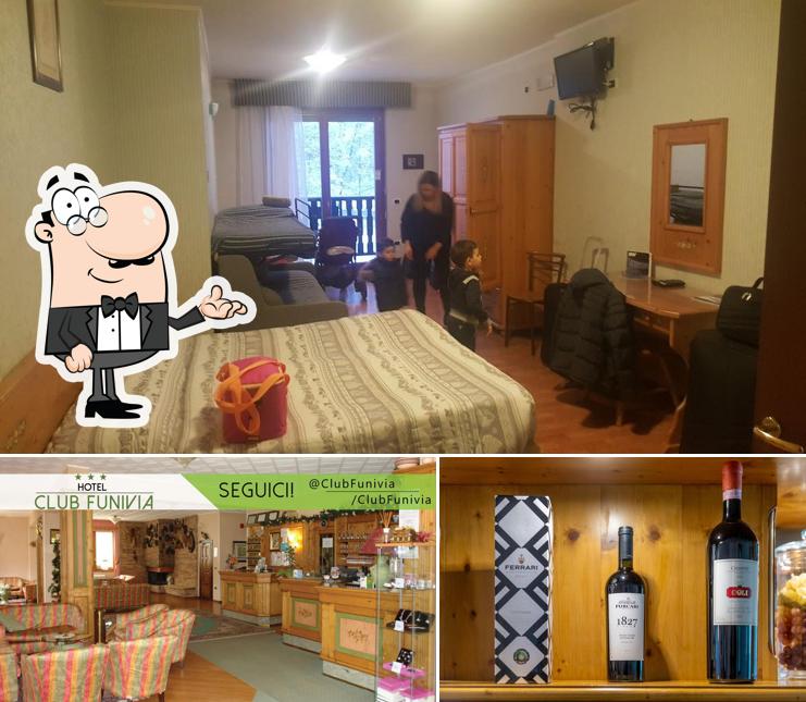 Hotel Club Funivia si caratterizza per la interni e vino