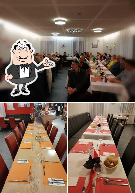 Gli interni di Café Treff Bäckerei-Konditorei
