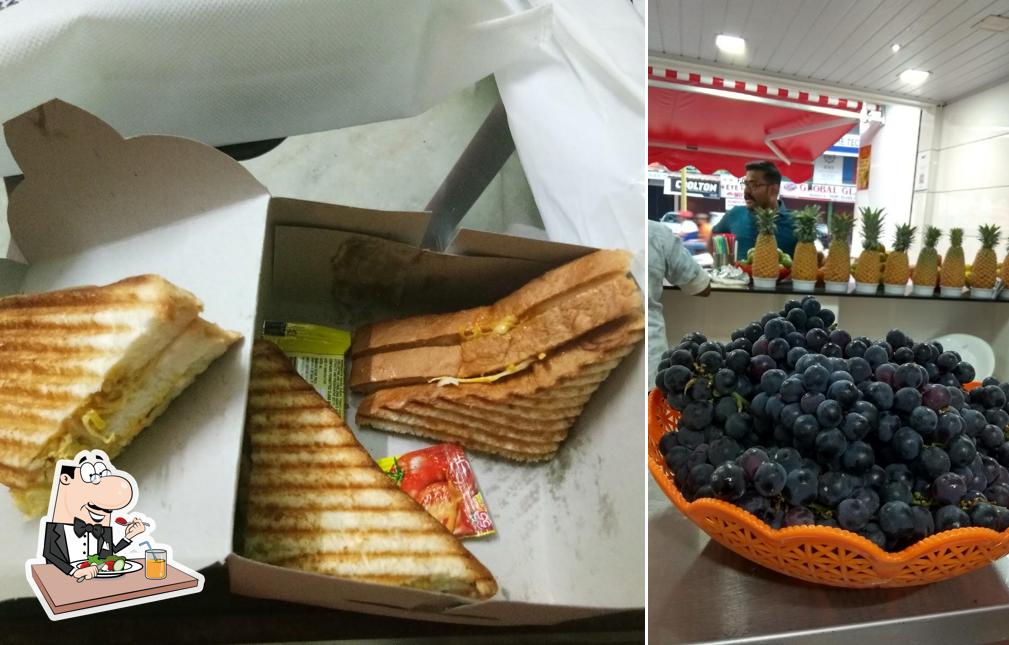 Grilled cheese sandwich at JUICY Aluva
