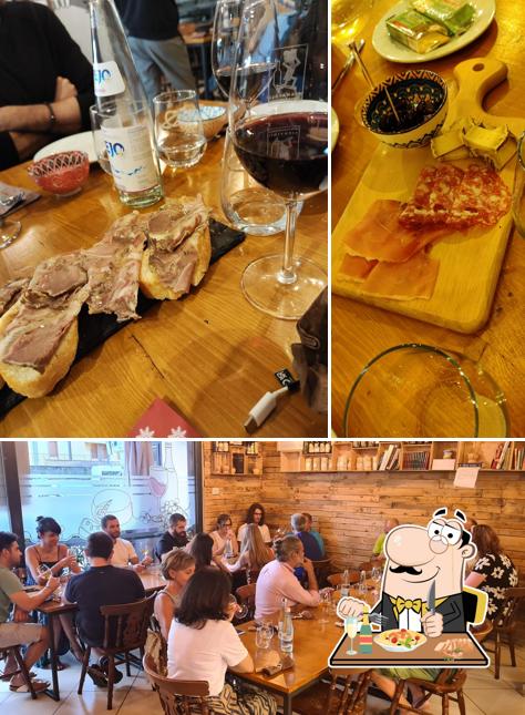 La foto di cibo e interni da Metodo Froma Bottega con mescita
