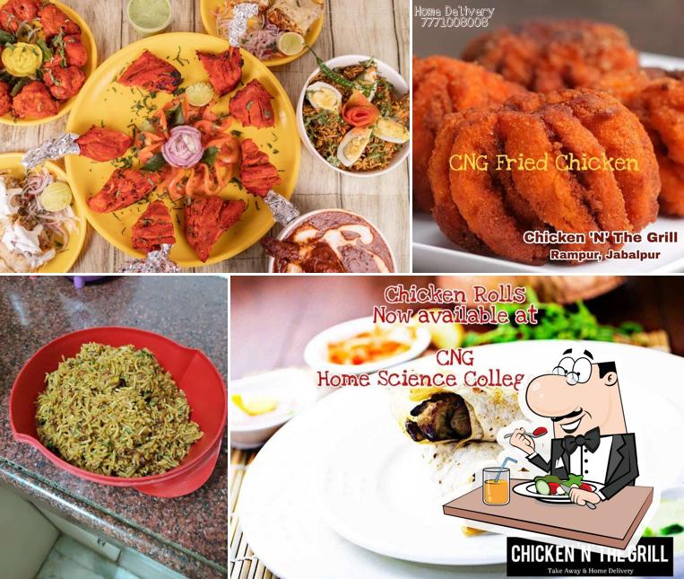 Food at Chicken & The Grill