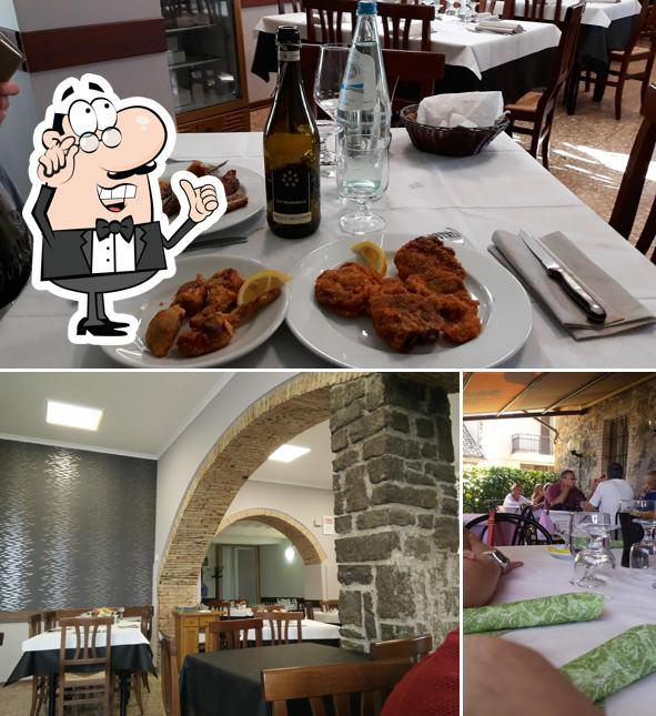 Gli interni di Da Pacchiano