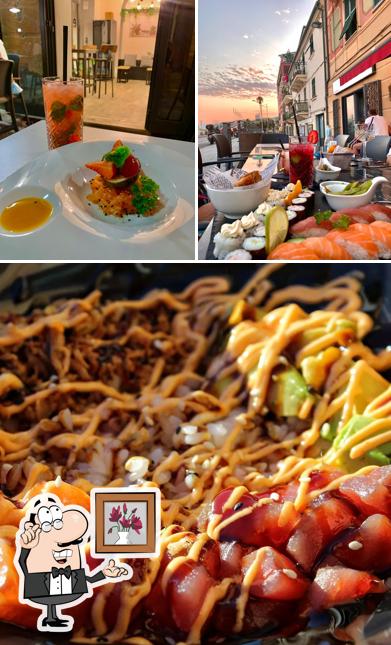 Élite Sushi Bar si caratterizza per la interni e cibo
