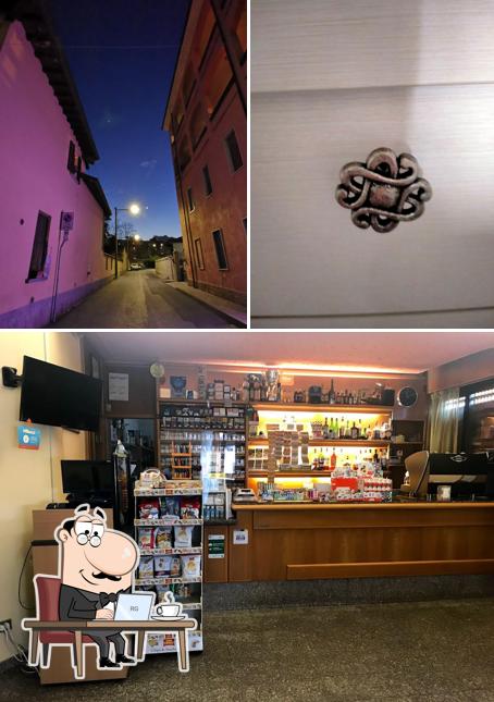 Tra le varie cose da Ferro bar tabacchi si possono trovare la interni e esterno