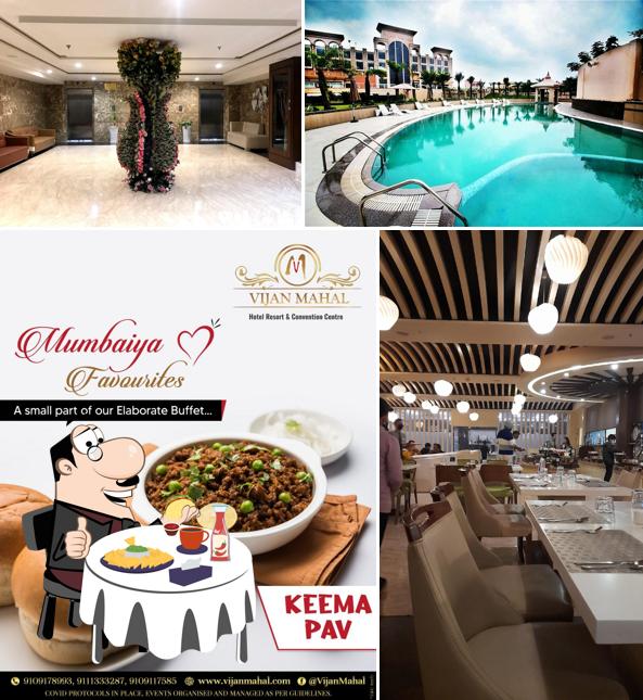 Try out a burger at Hotel Vijan Mahal