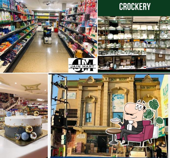 The interior of JAIN MART JAIN BAKERS