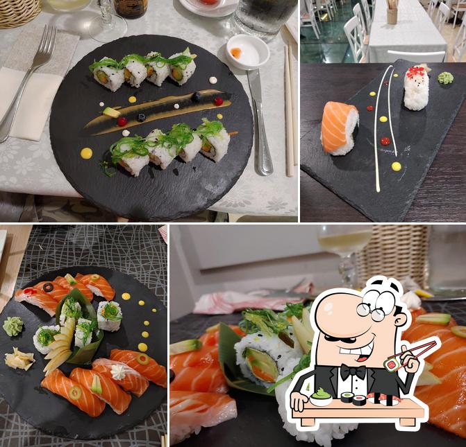 Ordina le diverse opzioni di sushi