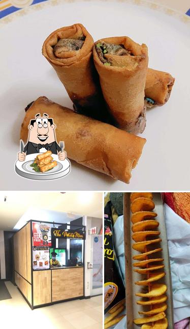 Spring rolls at The Potato Man