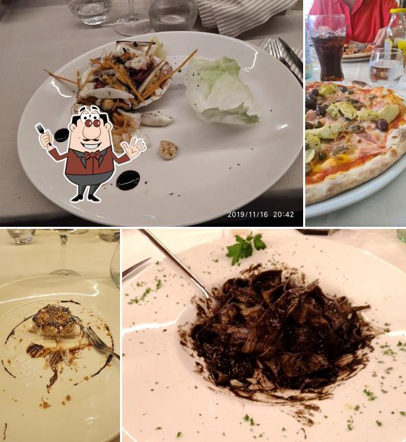 Tagliatelle al Trattoria La Mora