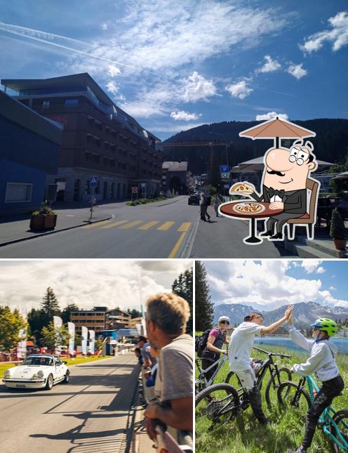 Gli esterni di SHARE Restaurant&Bar at AVES Arosa