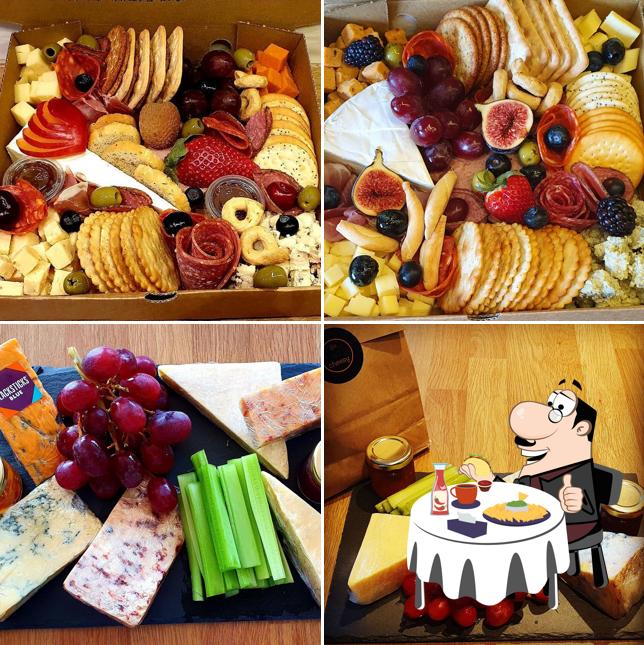 Cheese plate at Why So Cheesy???