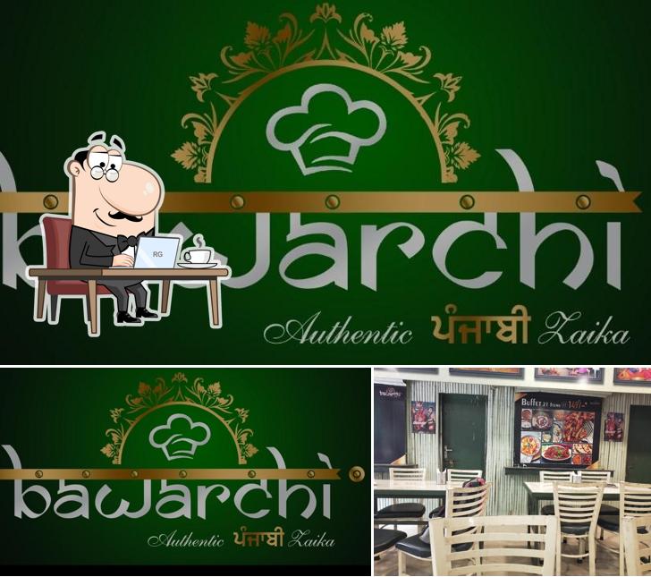 Take a seat at one of the tables at Bawarchi