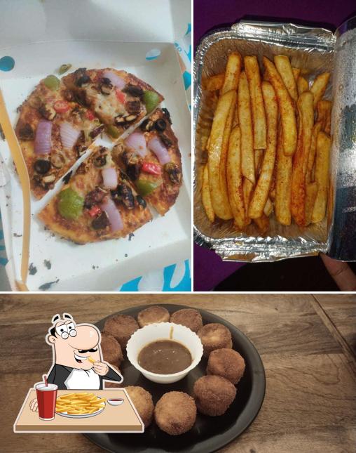 French fries at Mitraloys cafe