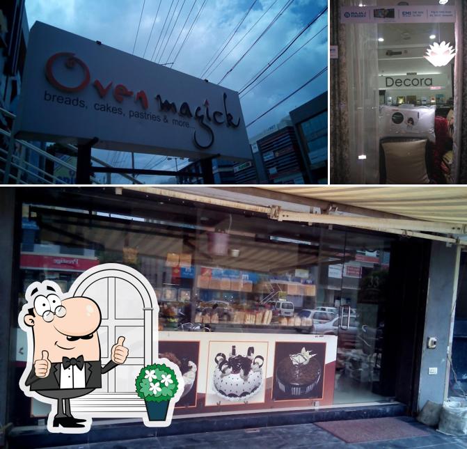This is the image depicting exterior and interior at Oven Magick