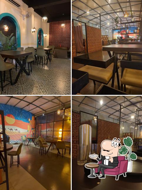 The interior of Dine Out Arabic Kitchen