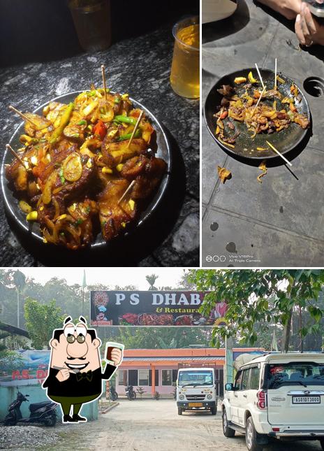 Enjoy a drink at PS dhaba & Restaurant
