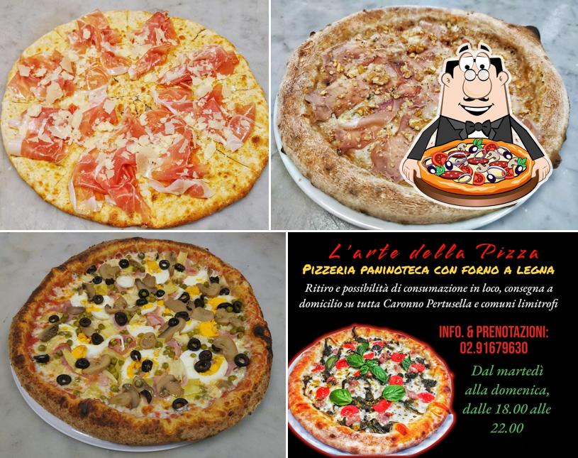 A L'arte della Pizza, puoi provare una bella pizza