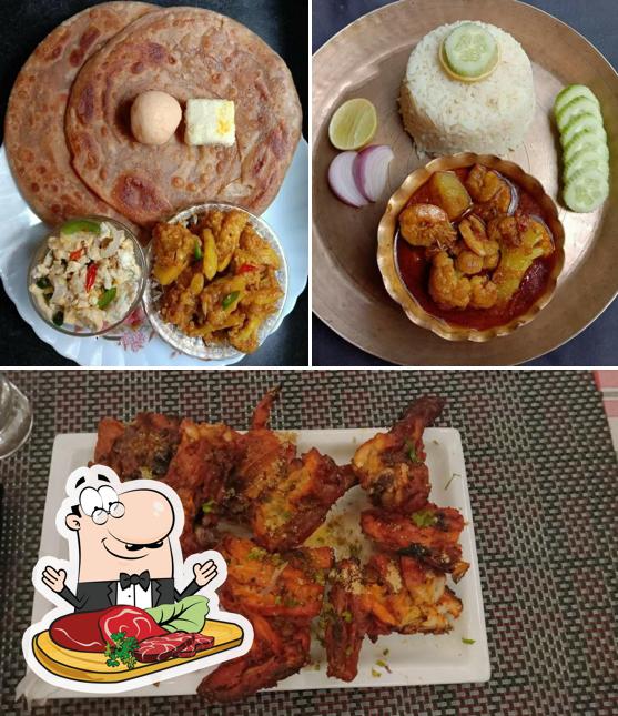Order meat dishes at Annapurna Mayer Rannaghor