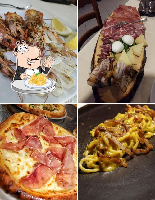 Spaghetti alla carbonara al Brio Pizza & Cucina