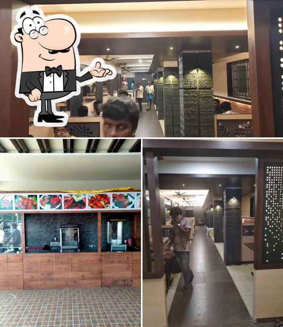 The interior of Chettinadu Hotel Non-Veg Restaurant (A/C)