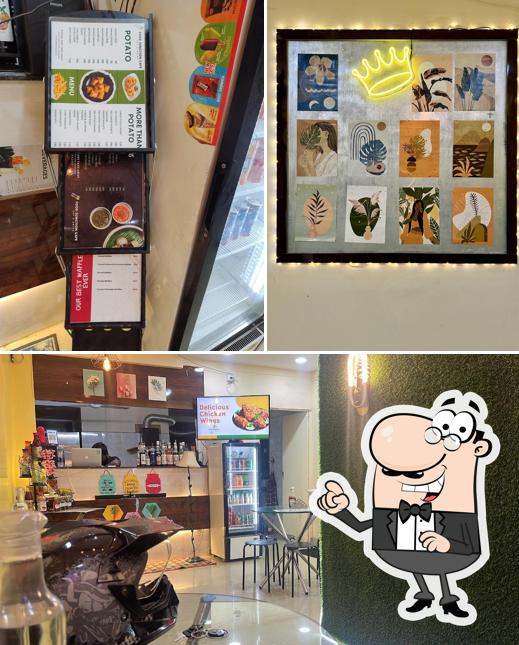 The interior of Food Junction Cafe