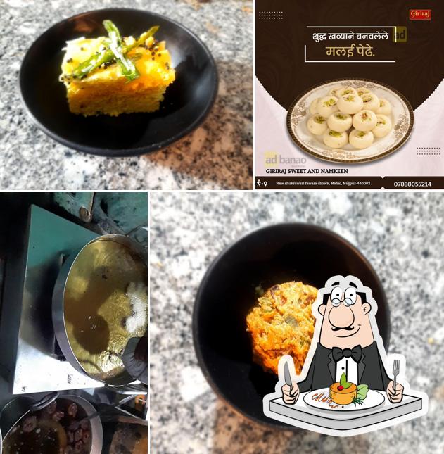 Food at Giriraj Sweets and Namkeen