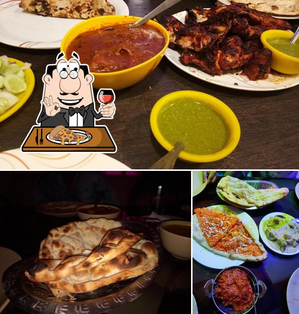 Order pizza at Golden Inn
