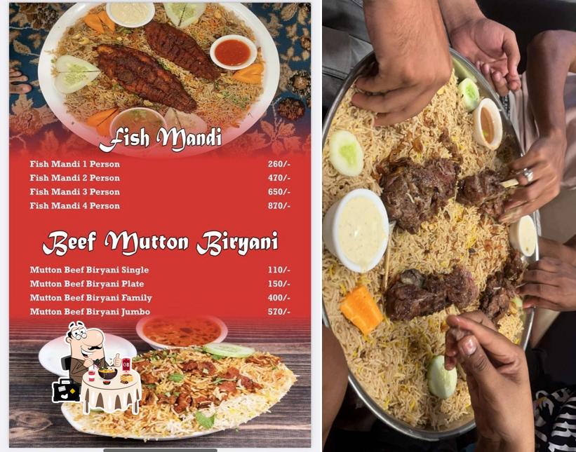Food at Mukarram Mandi House