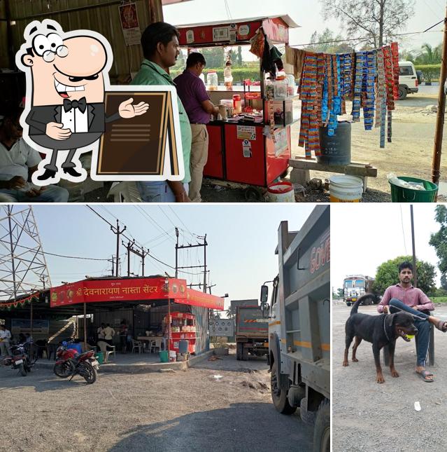The exterior of Shree Devnarayan Dhaba