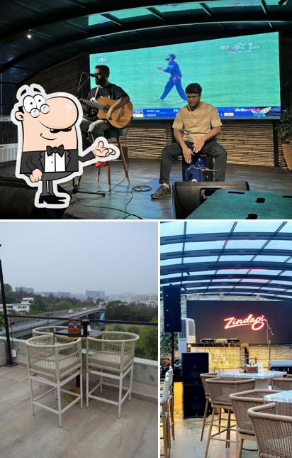 Check out how Zindagi - Sky Bar & Kitchen looks inside